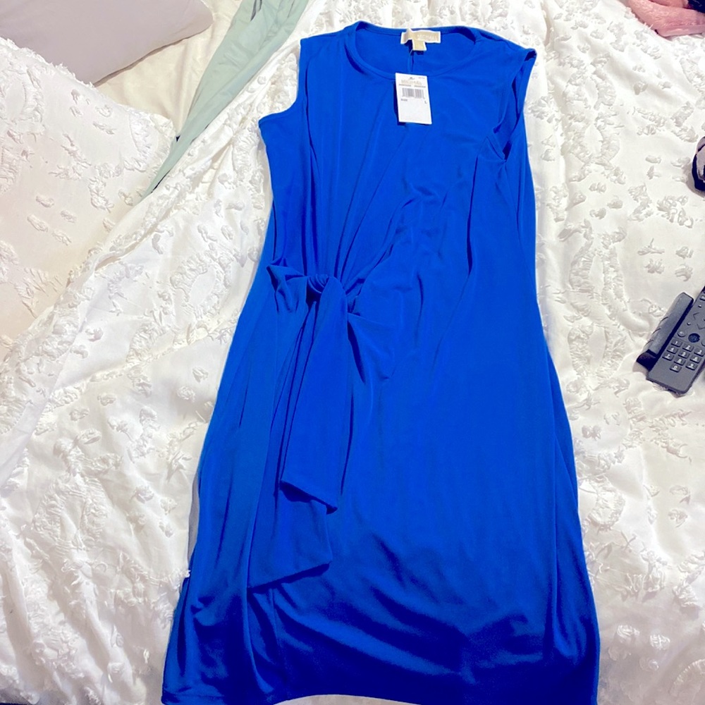 Bold blue Size Large MKORS DRESS new! W tags